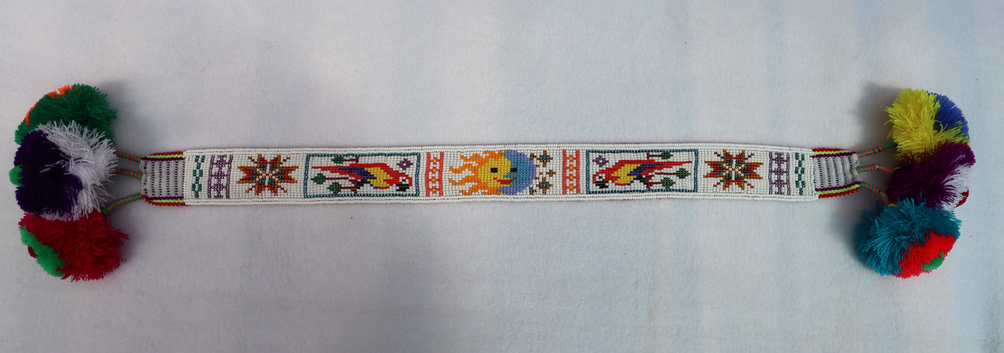 CIN.101 Ribbons with glass seed beads