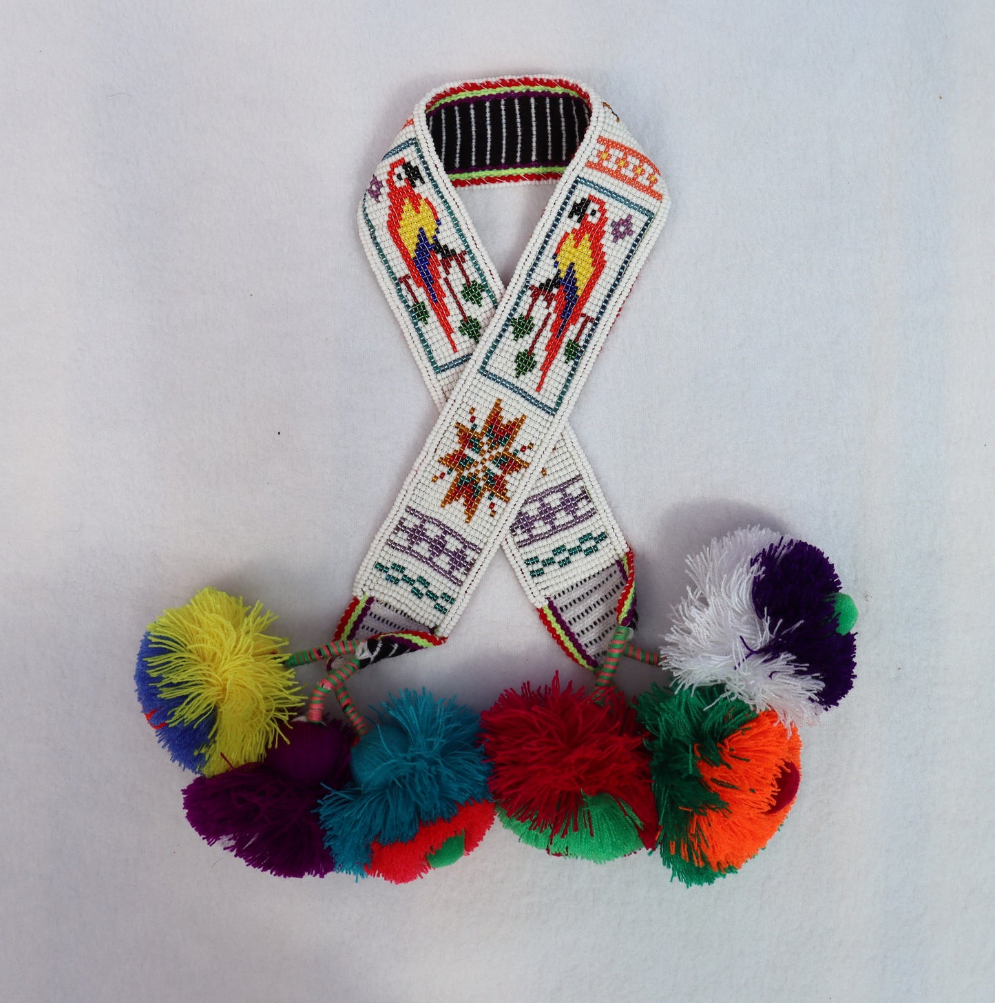 CIN.101 Ribbons with glass seed beads