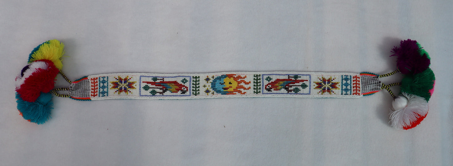 CIN.102 Ribbons with glass seed beads