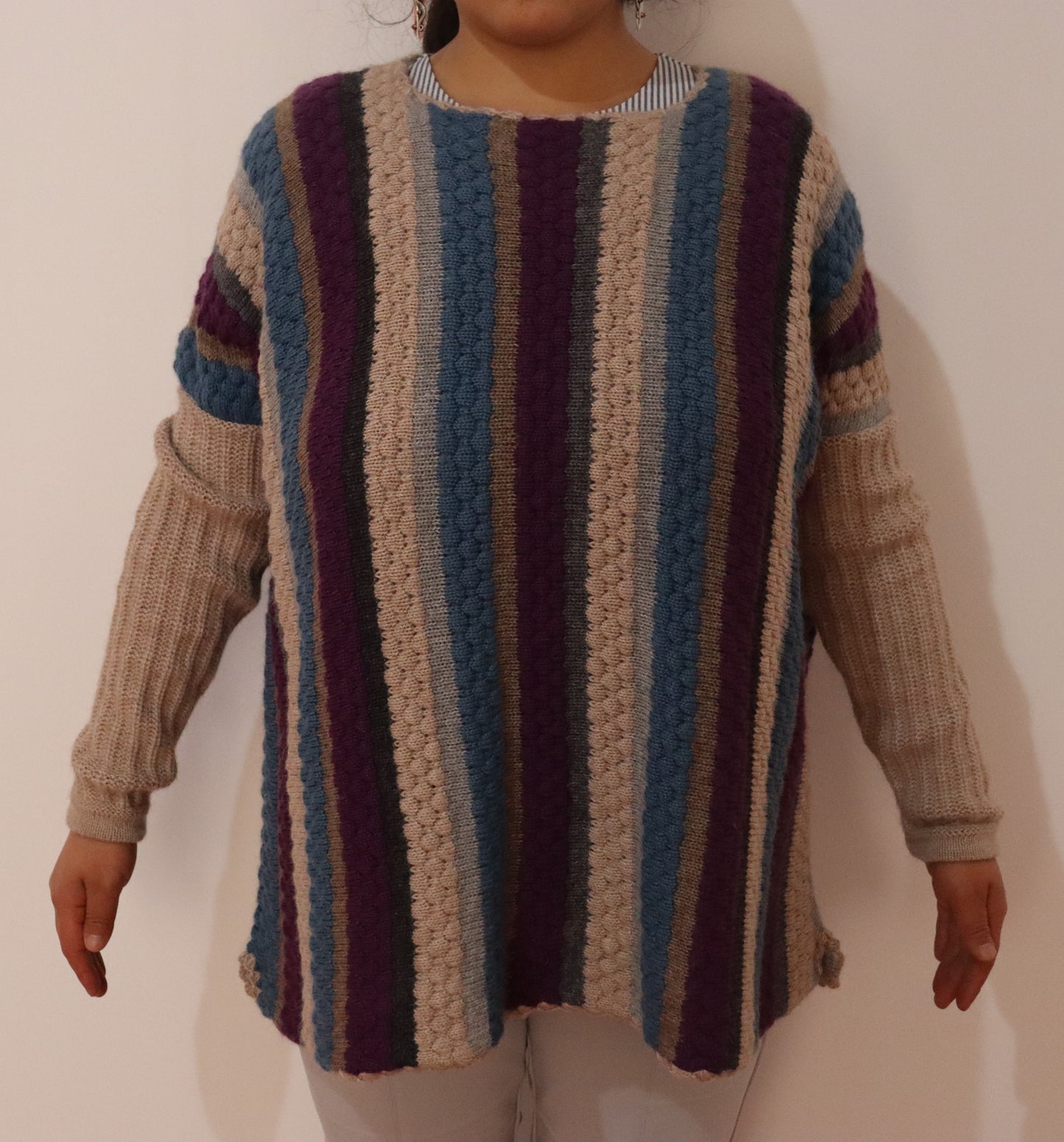 PCHST.100-Women Sweater Poncho