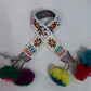 CIN.102 Ribbons with glass seed beads