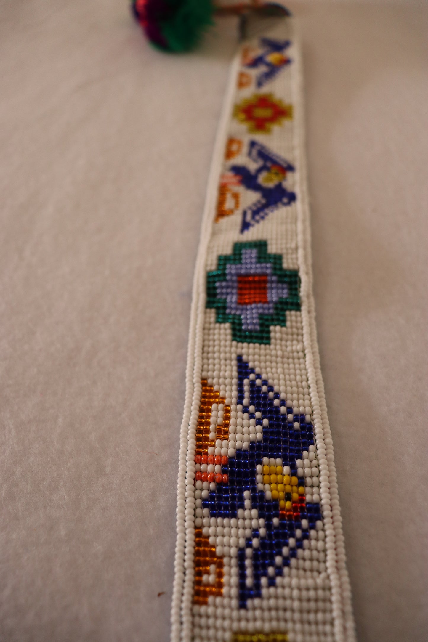 CIN.107 Ribbons with glass seed beads