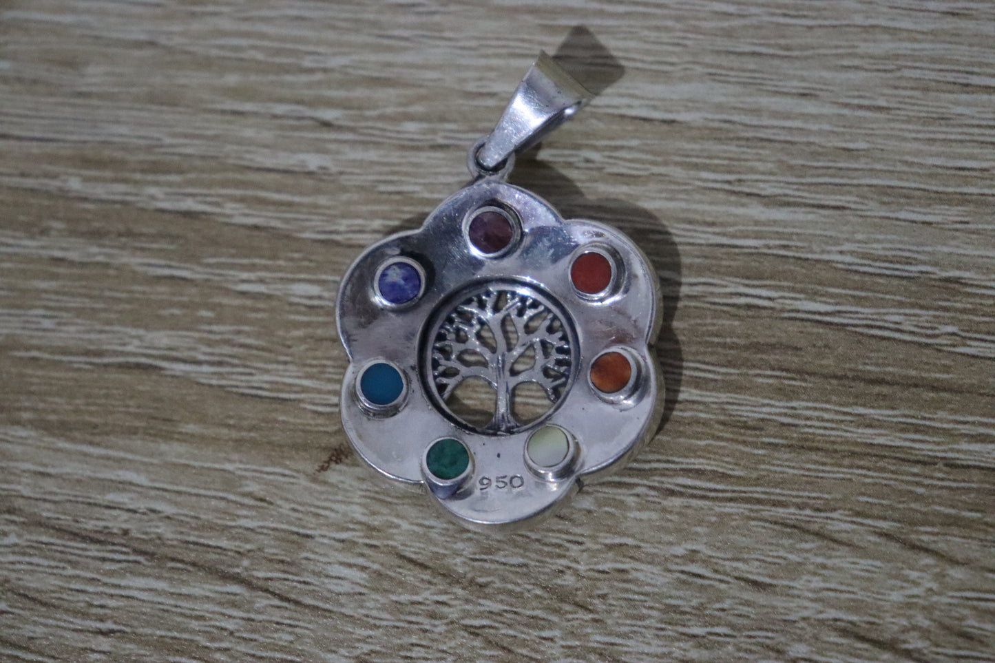 Necklaces- Flower of life with Tree of life-008